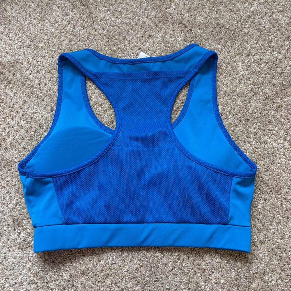 Bright Blue Racerback Sport Bra - Picture 2 of 2